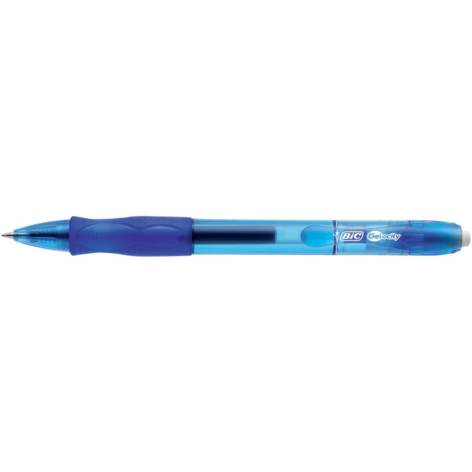 Penna gel a scatto BIC Gel-ocity 0,7 mm blu 829158