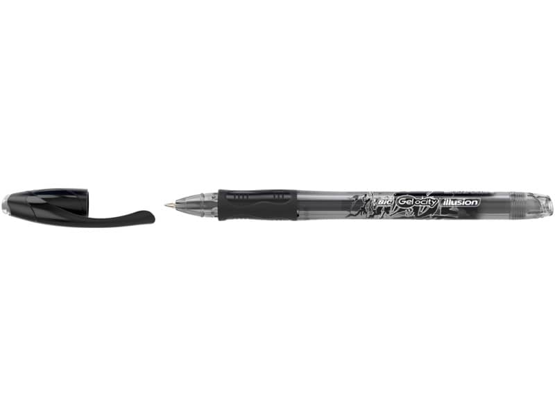 Penna gel cancellabili BIC Gel-ocity Illusion M 0,7 mm nero 943441