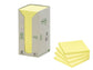 Foglietti Post-it® Notes Giallo 76x76 mm carta riciclata Torre da 16 blocchetti da 100 ff - 654-1T