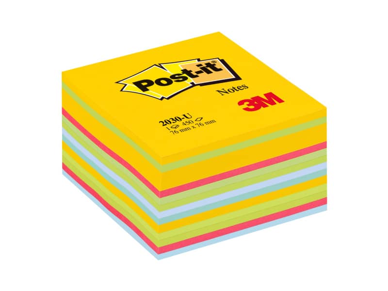 Foglietti riposizionabili colorati Post-it® Notes Cubo Neon assortiti 2030 U