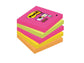 Foglietti riposizionabili Post-it® Super Sticky Cape Town 76x76 mm assortiti conf. 5 blocchetti da 90 ff - 654S-N