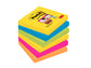 Foglietti riposizionabili Post-it® Super Sticky Rio de Janeiro 76x76 mm assortiti conf. 6 blocchetti da 90 ff - 654-6SS