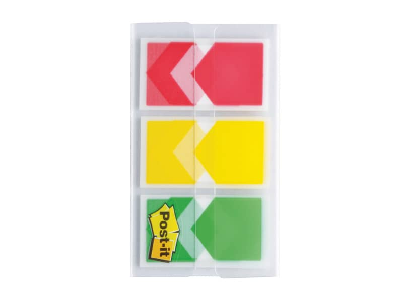 Segnapagina removibili Post-it® Index Medium Freccia assortiti 3 blocchetti da 20 - 682-ARR-RYG-EU