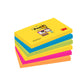 Foglietti riposizionabili Post-it® Super Sticky Rio de Janeiro 76x127mm assortiti conf. 6 blocch. da 90 ff - 655-6SS RIO