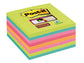 Foglietti Post-it® Super Sticky Notes 76x76 mm assortiti arcobaleno - conf. 8 blocchetti da 45 ff - 654-8SS-RBW-EU