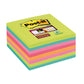 Foglietti Post-it® Super Sticky Notes 76x76 mm assortiti arcobaleno - conf. 8 blocchetti da 45 ff - 654-8SS-RBW-EU