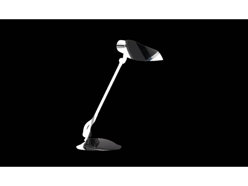 Lampada da scrivania MAULstarlet metallo cromato nero E27 8 W 8231090