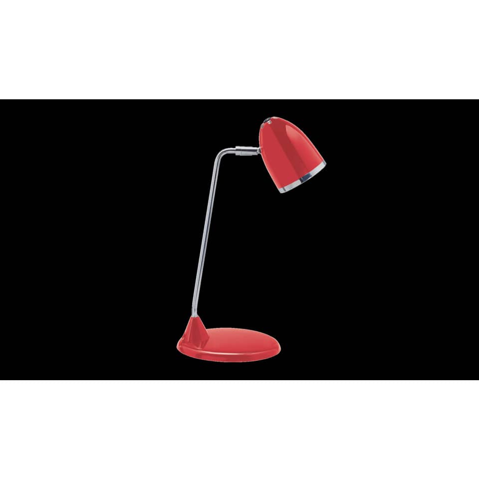 Lampada da scrivania MAULstarlet metallo cromato rosso E27 8 W 8231025