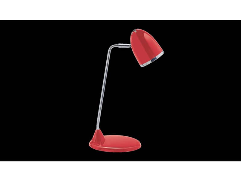 Lampada da scrivania MAULstarlet metallo cromato rosso E27 8 W 8231025