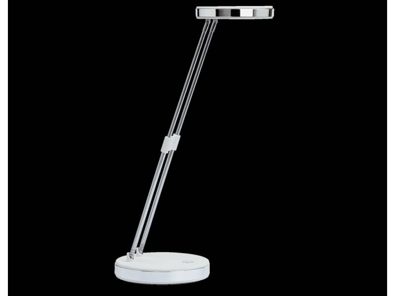 Lampada da scrivania a LED MAULpuck acciaio bianco 8201202