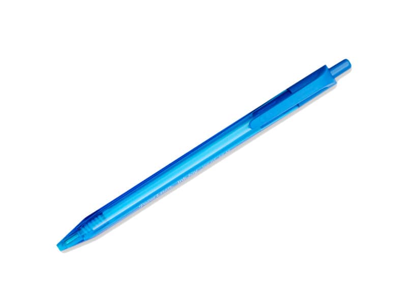 Penna a sfera a scatto Paper Mate Inkjoy 100 RT ULV M 1 mm blu Special Pack 80+20 GRATIS - S0977440