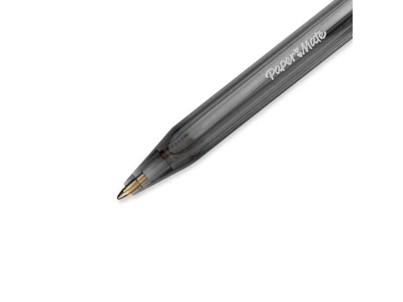 Penna a sfera a scatto Paper Mate Inkjoy 100 RT ULV M 1 mm nero Special Pack 80+20 GRATIS - S0977430