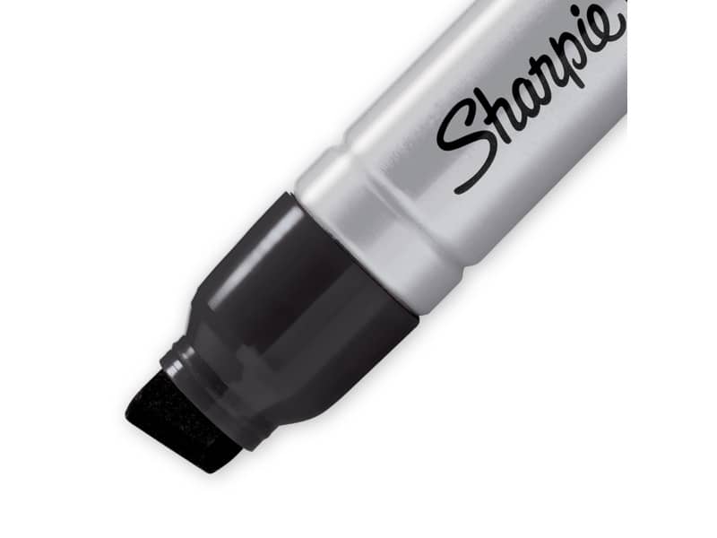 Marcatore permanente Sharpie Metal Magnum punta a scalpello Large 9-14,8 mm nero - S0949850