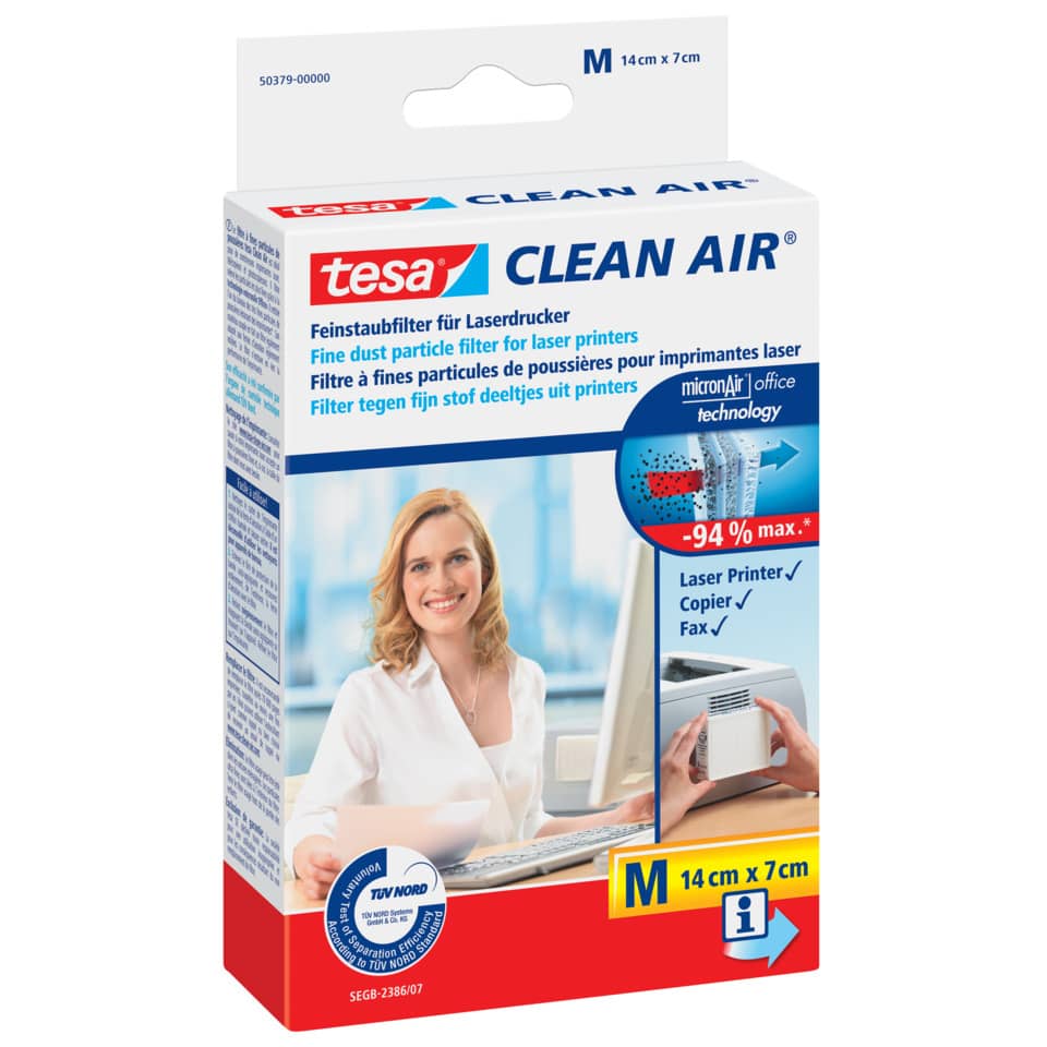 Filtri per stampanti e fax tesa Clean Air per polveri sottili M 14x7 cm 50379-00000-01