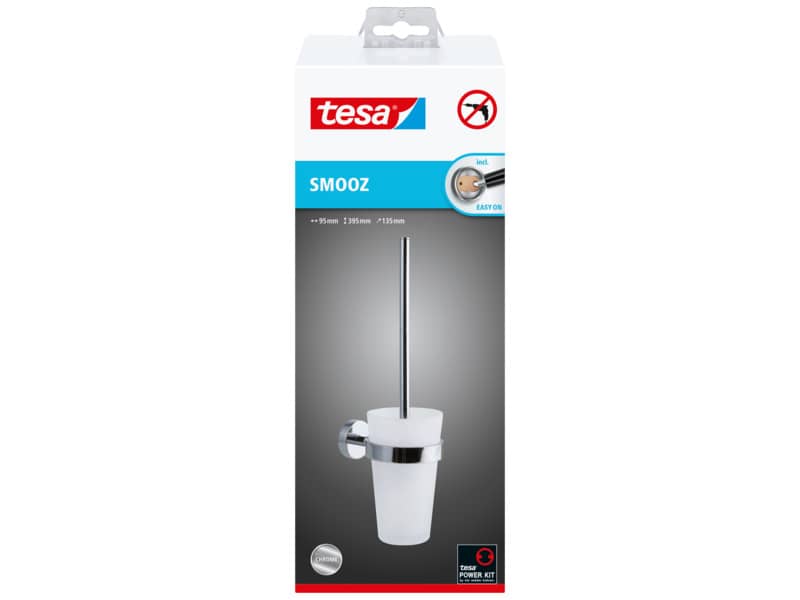 Portascopino WC tesa Smooz rimovibile e riutilizzabile 40316-00000-00