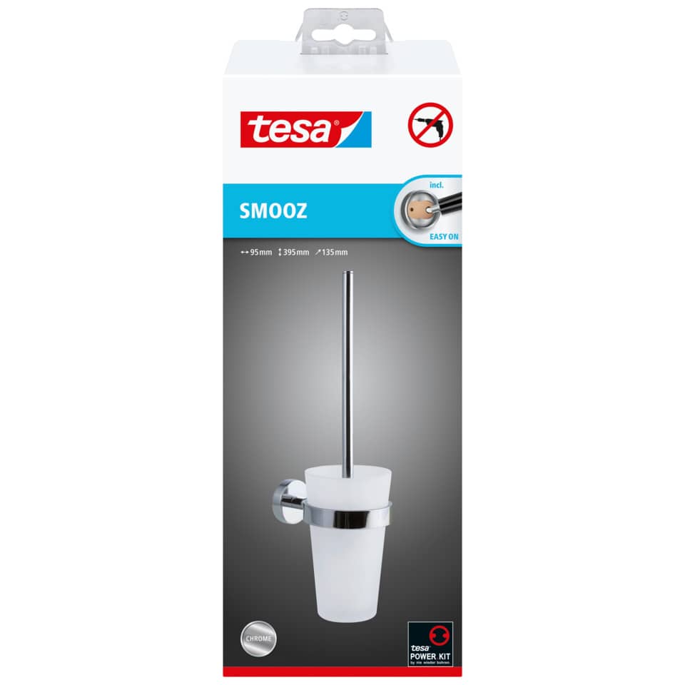 Portascopino WC tesa Smooz rimovibile e riutilizzabile 40316-00000-00