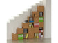 Coppia di dietri per libreria componibile Artexport Maxicolor - 32,2x32,1 cm - noce chiaro - 2R-MaxC-4