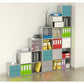 Libreria componibile Artexport Maxicolor - 9 caselle - 104x29,2x103,9 cm - Grigio alluminio - 9MaxC-5