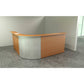 Bancone reception Artexport Presto lineare 160x30x115h cm noce chiaro RB/160/4