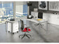 Mobile a giorno medio Artexport Bridge con ante - 80x46x136 cm - bianco BMH+AMH-3