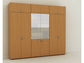 Mobile a giorno alto componibile Artexport 2898 90x44x200 cm - Noce chiaro - AR-ST-4