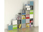 Coppia di antine per libreria componibile Artexport Maxicolor - 32,2x32,2 cm - grigio alluminio