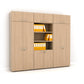 Mobile a giorno alto componibile Artexport 2898 90x44x200 cm - Rovere AR-ST-C