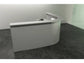Bancone reception Artexport Presto lineare 140x30x115h cm grigio RB/140/9