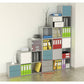 Coppia di cassetti per libreria componibile Artexport Maxicolor 32,5x28,8x32,5 cm - grigio alluminio