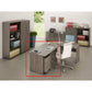 Scrivania Artexport Presto 140x80xH.72 cm - fianchi melanimico spessore 22 mm - frassino toscano - 002+60111/F