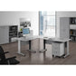 Coppia ante con serratura Artexport in melaminico per mobile basso Presto 80x67 cm grigio - 60067/M/9