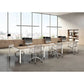 Scrivania per open space Artexport Bridge Bench 2 postazioni - 120x168x72,5 cm - rovere - BENCH120X2-C
