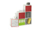 Coppia di cassetti per libreria componibile Artexport Maxicolor 32,5x28,8x32,5 cm - Bianco - 2C-MaxC-3
