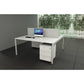 Scrivania Bench doppia senza divisorio Artexport Presto Venere Plus 160x164x72,5 cm bianco - 663B / NOPAR/3