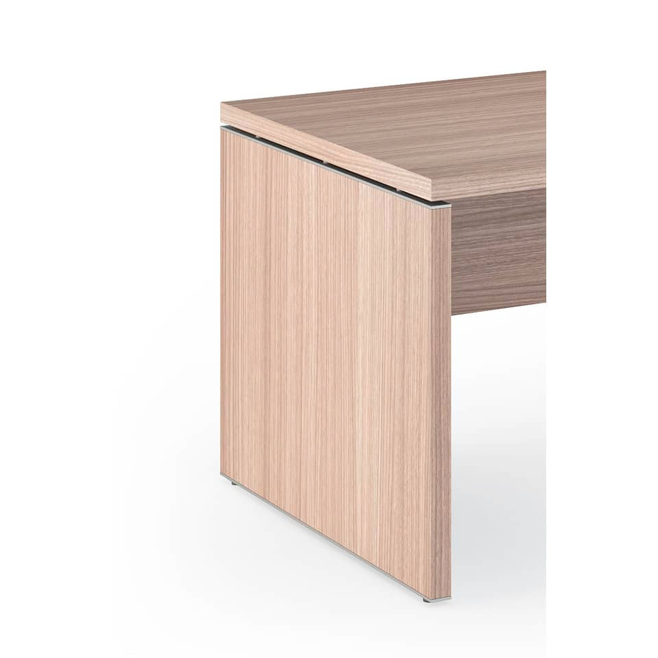 Scrivania manageriale Artexport Flora 225x170x74 cm fianchi legno ciliegio arabis - 902RIT/K