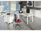 Mobile a giorno alto Artexport Bridge con ante - 80x46x181,8 cm - bianco BH+AH-3