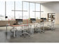 Pannello divisorio + staffe supporto per postazione open space Artexport Bridge 140x40 cm - rovere - PAN-140+BTAA-C