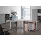 EC - Cassettiera a tre cassetti montata Artexport Presto 41,8x52x59,5 cm grigio 60019/9