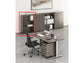 Mobile a giorno medio Artexport Presto 2 ripiani regolabili 80x35x120 cm frassino toscano - 035/F