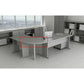 Raccordo a 90° per scrivanie Artexport Presto 80x80 cm grigio 313/9