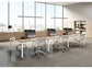 Scrivania per open space Artexport Bridge Bench 2 postazioni - 140x168x72,5 cm - rovere - BENCH140X2-C