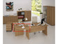 Raccordo a 90° per scrivanie Artexport Presto 80x80 cm noce chiaro 313/4
