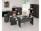 Coppia ante con serratura Artexport in melaminico per mobile alto Presto 80x175 cm nero venato frassino - 60075/M/8