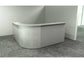Bancone reception Artexport Presto angolare 90° 96,5x96,5xh115 cm finitura grigio - pannello in metallo - BA /9
