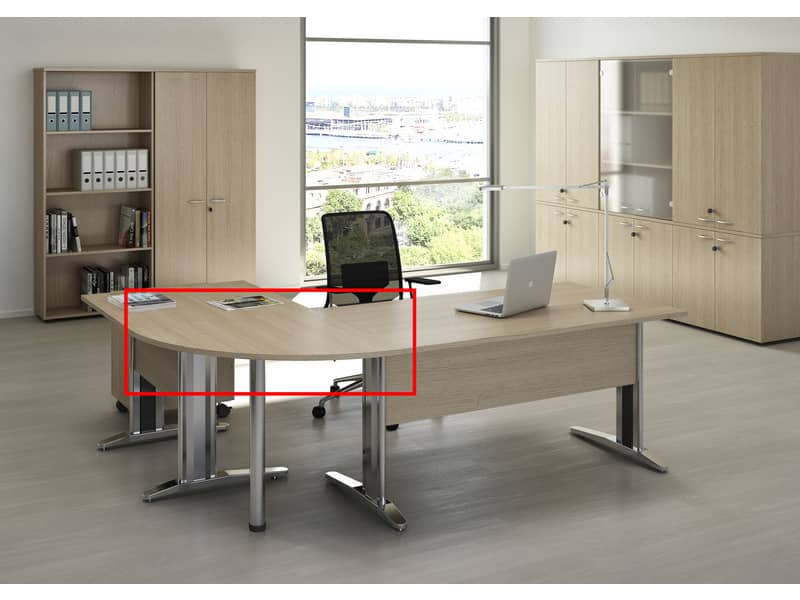 Raccordo a 90° per scrivanie Artexport Presto 80x80 cm rovere 313/C