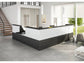 Bancone reception angolare 90° Artexport Musa 76x76x117 cm nero venato-bianco - 2824-COR-83