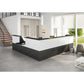 Bancone reception angolare 90° Artexport Musa 76x76x117 cm nero venato-bianco - 2824-COR-83