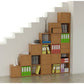 Libreria componibile Artexport Maxicolor - 9 caselle - 104x29,2x103,9 cm - Noce chiaro - 9MaxC-4