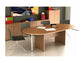 Tavolo riunione ovale Artexport Presto 220x110xH.72 cm piano e struttura noce chiaro - TR/220/4