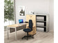 EC - Mobile a giorno medio Artexport Presto 2 ripiani regolabili 80x44x120 cm colore grigio alluminio - 50035/5